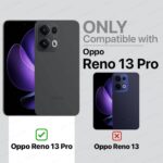 Shock Proof Flip Cover Back Case for Oppo Reno 13 Pro 5G | Magnetic Wallet Leather Case with Stand - Image 2