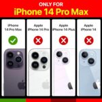 kelpuj Ultimate Silicon Back Cover Case for Apple iPhone 14 Pro Max | Military Grade Drop Protection Shockproof Bumper | Anti-Slip Grip | Scratch Proof Micro-Fibre Cloth Inside (Forest Green) - Image 3