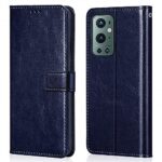 Shock Proof Flip Cover Back Case for Oneplus 9 Pro | Magnetic Wallet Leather Case with Stand