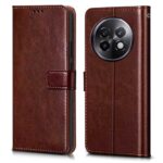 Shock Proof Flip Cover Back Case for Realme 13 Plus 5G | Magnetic Wallet Leather Case with Stand