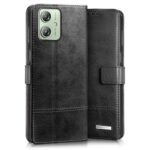 Shock Proof Flip Cover Back Case for Motorola Moto G54 5G | Magnetic Wallet Leather Case with Stand - Image 5