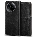 Shock Proof Flip Cover Back Case for Realme Narzo 60X 5G | Magnetic Wallet Leather Case with Stand - Image 3