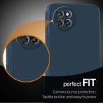 Back Cover for Itel S23 | Ultra Slim Soft Rubberised Case | Inner Velvet Fabric Lining | Matte Silicone Flexible Mobile Case | Camera Protection - Blue - Image 8