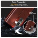 Shock Proof Flip Cover Back Case for Samsung Galaxy M36 5G | Magnetic Wallet Leather Case with Stand - Image 7
