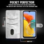 Shock Proof Flip Cover Back Case for Samsung Galaxy M14 5G | Magnetic Wallet Leather Case with Stand - Image 7