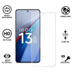 Unbreakable Nano Film Glass Screen Protector for iQOO 13 5G [ Flexible Like a Screen Guard, Harder Than a Tempered Glass ]  Pack of 2 Clear - Image 4