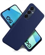 Slim Frameless Back Cover for Samsung Galaxy A16 5G | Ultra Thin Lightweight Design & Camera Protection | Soft Matte Silicone Flexible Mobile Case (Blue) - Image 3