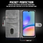 Shock Proof Flip Cover Back Case for Samsung Galaxy A14 5G | Magnetic Wallet Leather Case with Stand - Image 7