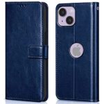 Shock Proof Flip Cover Back Case for Apple Iphone 14 Plus | Magnetic Wallet Leather Case with Stand