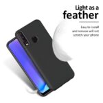 Ultra Slim Matte Shockproof Soft Silicone Back Case Cover for Vivo Y12 | Y15 | Y17- Pitch Black - Image 4