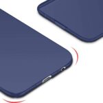 Protective Combat Series Shockproof Line Gradient Textured case with Scratch Resistant, Anti Slip, Camera Protection for 1+ OnePlus Nord CE 5G - Textured Blue - Image 3