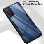 Shock Proof Clear Back Cover Case Mobile Cover for Samsung Galaxy M02s | F02s (Hard | Hybrid PC + TPU | Full Armour Device & Camera Protection | Black) - Image 3