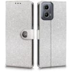 Shock Proof Flip Cover Back Case for Motorola Moto G34 5G | Magnetic Wallet Leather Case with Stand