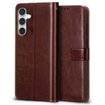 Shock Proof Flip Cover Back Case for Samsung Galaxy S23 Fe 5G | Magnetic Wallet Leather Case with Stand - Image 5