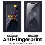 Unbreakable Nano Film Glass Screen Protector for Poco X7 Pro 5G [ Flexible like a Screen Guard, Harder than a Tempered Glass ]  Pack Of 2 - Image 6