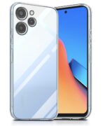 Crystal Clear Transparent Back Case Cover for Redmi 12 4G | Full Device & Camera Protection Shockproof TPU | Flexible Silicone Back Cover Case Transparent - Image 3