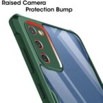 Shock Proof Clear Back Cover Case Mobile Cover for Samsung Galaxy M02s | F02s (Hard | Hybrid PC + TPU | Full Armour Device & Camera Protection | Green) - Image 4