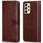 Shock Proof Flip Cover Back Case for Samsung Galaxy A33 5G | Magnetic Wallet Leather Case with Stand