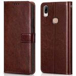 Shock Proof Flip Cover Back Case for Vivo Y83 Pro | Magnetic Wallet Leather Case with Stand