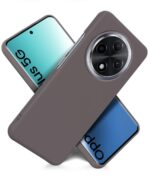 Slim Frameless Back Cover for Oppo F27 Pro Plus 5G | Ultra Thin Lightweight Design & Camera Protection | Soft Matte Silicone Flexible Mobile Case (Grey) - Image 3