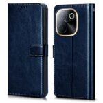 Shock Proof Flip Cover Back Case for Iqoo Z9S Pro 5G | Magnetic Wallet Leather Case with Stand
