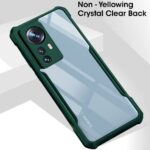 TPU+PC Crystal Clear Xiaomi 12 Pro 5G Back Cover Case | 360 Degree Protection | Shock Proof Design | Transparent Back Cover Case for Mi Xiaomi 12 Pro 5G - Green, Green - Image 3