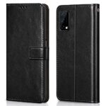 Shock Proof Flip Cover Back Case for Realme Narzo 30 Pro 5G | Magnetic Wallet Leather Case with Stand