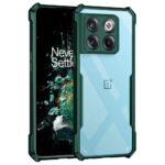 Poly Carbonate + TPU Shockproof Crystal Clear 1+ Oneplus 10T 5G Back Cover Case | 360 Degree Protection | Protective Design | Transparent Back Cover Case for 1+ Oneplus 10T 5G - Green - Image 2