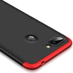 Plastic 3 in 1 Double Dip Case [ Anti Slip ] Super Slim [Hard] Hybrid Pc All Angle Protection Lightweight Matte Hard Back Case Cover for Xiaomi Redmi 6 - Venom Black - Image 2