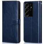 Shock Proof Flip Cover Back Case for Samsung Galaxy S23 Ultra 5G | Magnetic Wallet Leather Case with Stand