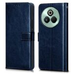 Shock Proof Flip Cover Back Case for Realme P3 Pro 5G | Magnetic Wallet Leather Case with Stand