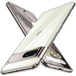 Crystal Clear Transparent Back Case Cover for Google Pixel 7 | Full Device & Camera Protection Shockproof TPU | Flexible Silicone Back Cover Case Transparent