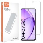 Unbreakable Nano Film Glass Screen Protector for Oppo A3x 5G | A3x 4G | A3 5G [ Flexible Like a Screen Guard, Harder Than a Tempered Glass ]  Pack of 2 Clear - Image 3