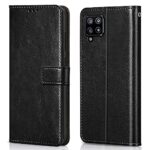Shock Proof Flip Cover Back Case for Samsung Galaxy M42 5G | Magnetic Wallet Leather Case with Stand