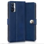 Shock Proof Flip Cover Back Case for Realme X7 5G | Magnetic Wallet Leather Case with Stand - Image 3