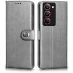 Shock Proof Flip Cover Back Case for Realme 14X 5G | Magnetic Wallet Leather Case with Stand