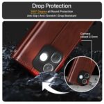 Shock Proof Flip Cover Back Case for Oppo A5 Pro 5G | Magnetic Wallet Leather Case with Stand - Image 7