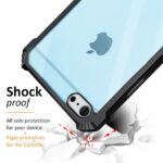 Polycarbonate Shock Proof Clear Protective Back Case Compatible for iPhone 6 / 6s - AirEDGE Technology 360 Degree Camera Protection Back Case Mobile Cover for Apple iPhone 6 / 6s - Black - Image 4