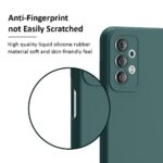 Ultra Slim Soft Rubberised Back Cover for Vivo Y21 | Y21s | Y21G | Inner Velvet Fabric Lining | Matte Silicone Flexible Camera Protection Back Case - Green - Image 6