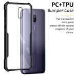 Shock Proof Clear Back Case Mobile Cover for Xiaomi Mi Redmi 8A Dual | (Hard | Hybrid PC + TPU | Full Armour Device & Camera Protection | Black) - Image 4