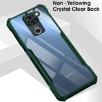 kelpuj Polycarbonate Shock Proof Clear Protective Back Case for REDMI Note 9 - AirEDGE Technology 360 Degree Camera Protection Back Case Mobile Cover for XIAOMI MI REDMI Note 9 - Camo Green - Image 6