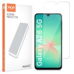 Unbreakable Nano Film Glass Screen Protector for Samsung Galaxy A26 5G [ Flexible like a Screen Guard, Harder than a Tempered Glass ]  Pack Of 2 - Image 2