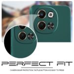 Back Cover for Tecno Pova 6 Neo 5G | Ultra Slim Soft Rubberised Case | Inner Velvet Fabric Lining | Matte Silicone Flexible Mobile Case | Camera Protection - Green - Image 5