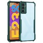 Shock Proof Clear Back Case Mobile Cover for Samsung Galaxy F23 5G (Hard | Hybrid PC + TPU | Full Armour Device & Camera Protection | Green) - Image 2