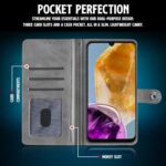 Shock Proof Flip Cover Back Case for Samsung Galaxy M15 5G Prime Edition | Magnetic Wallet Leather Case with Stand - Image 5