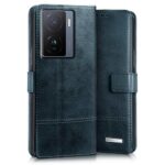 Shock Proof Flip Cover Back Case for Iqoo Z7 5G | Magnetic Wallet Leather Case with Stand - Image 3