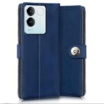 Shock Proof Flip Cover Back Case for Iqoo Z7 Pro | Magnetic Wallet Leather Case with Stand - Image 4