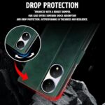 Shock Proof Flip Cover Back Case for Vivo Y100 5G | Magnetic Wallet Leather Case with Stand - Image 7