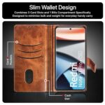 Shock Proof Flip Cover Back Case for Xiaomi Mi Redmi Note 13 Pro Plus 5G | Magnetic Wallet Leather Case with Stand - Image 7