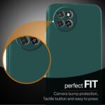 kelpuj Back Cover for Itel S23 | Ultra Slim Soft Rubberised Case | Inner Velvet Fabric Lining | Matte Silicone Flexible Mobile Case | Camera Protection - Green - Image 8